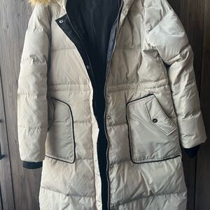 OROLAY Women’s Beige Jacket, size large, excellent condition